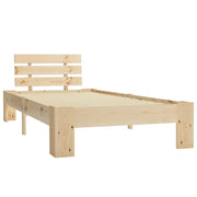 Giroletto senza Materasso-Struttura Letto 100x200 cm in Legno Massello di Pino 492484