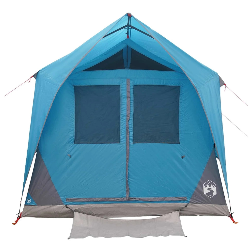 Tenda a tunnel con tetto Blu 8 persone Poliestere e Acciaio 42028658