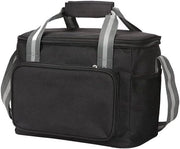 Borsa da Picnic Isolata con Cinturino a Spalla - Grande Capacità 15L - Nero - Per Attività Outdoor