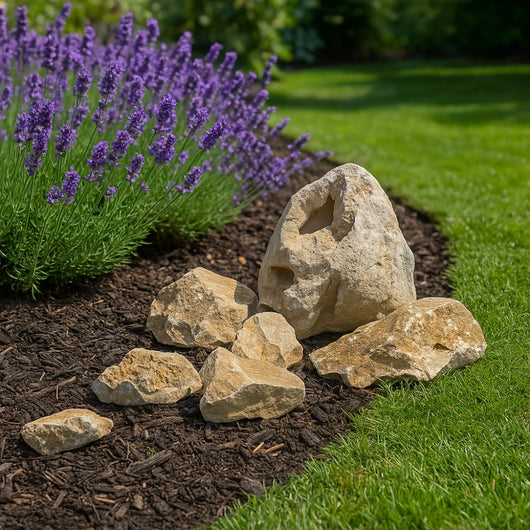 Rocce ornamentali sfuse 100/200 mm decorazione vialetti aiuole esterni 1kg