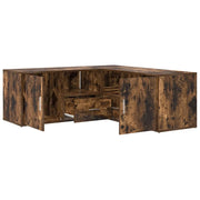 Mobile Angolare Rovere Fumo 200x40x45 cm in Truciolato CFW1961583