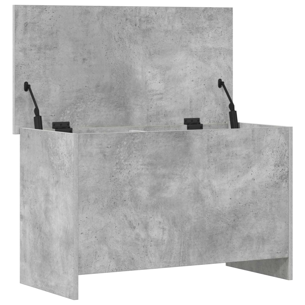 Cassa di stoccaggio Grigio Cemento 80 x 40 x 50 cm 8011262