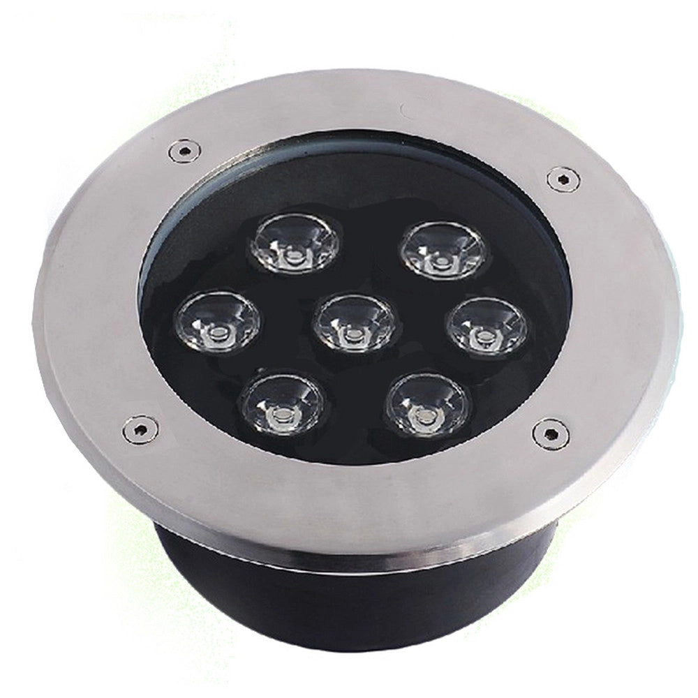 Trade Shop - Faretto Led Segnapassi Watt Giardino Ip65 Calpestabile Per Esterno Impermeabile - -bianco Freddo-7 Watt