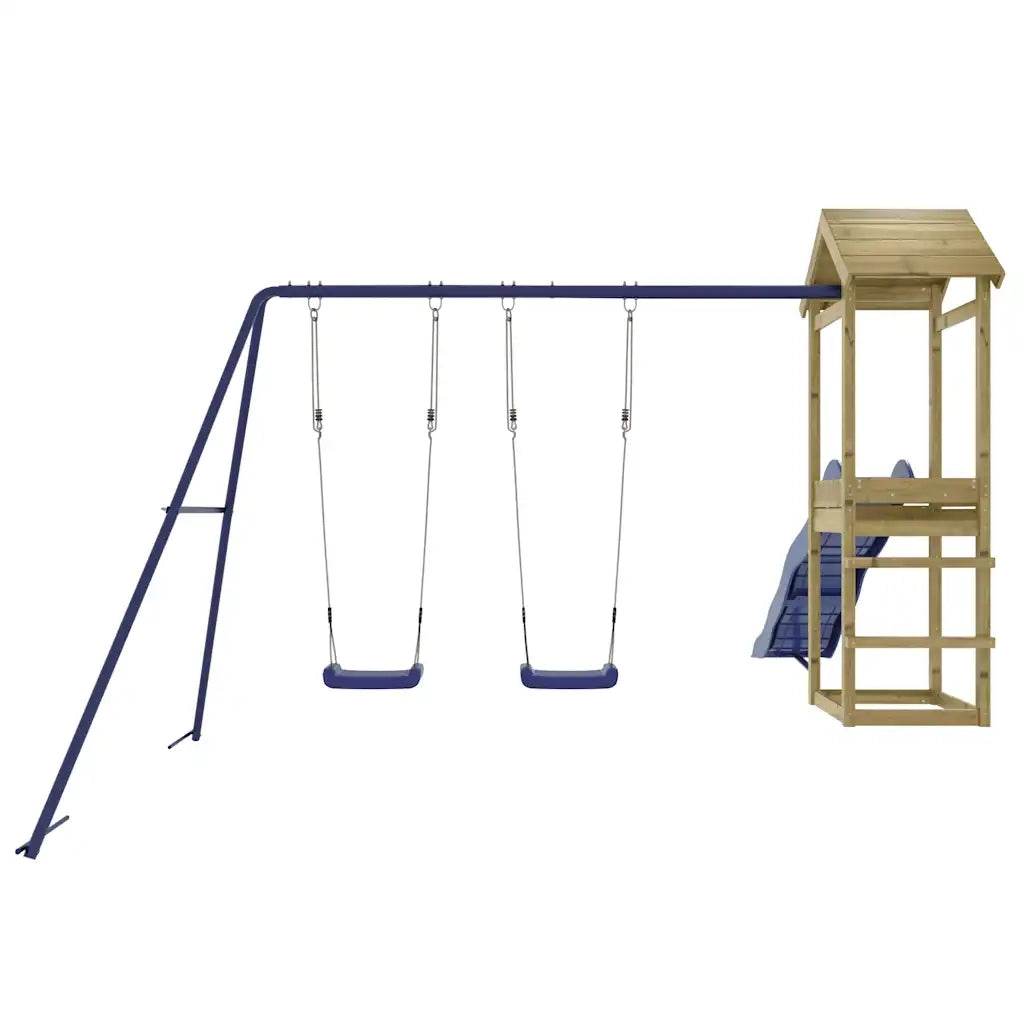 Set da Gioco da Esterno in Legno di Pino Impregnato 3155860