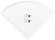 Set di mensole angolari da 3 - Mensole moderne - Mensole angolari - Decorative mensole - Organizzatori bianchi - Spazializzanti