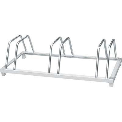 RASTRELLIERA PARCHEGGIO BICI 3 POSTI  ZINCATA MM 880X395 H.MM 245