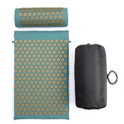 Matressa di massaggio con punte - Cuscino di punte - Cuscino per acupressione - Incluso borsa di trasporto - Per alleviare dolori alla schiena, testa, collo