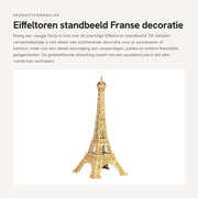 Statua della Torre Eiffel - Decorazione da Festa - Decorazione per Torta - Collezione di Souvenir - Artigianale - Ideale per Casa/Studio