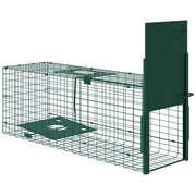 Gabbia Trappola per Animali Piccoli ¨C Zephmum ¨C 80x25x30 cm Verde Scuro