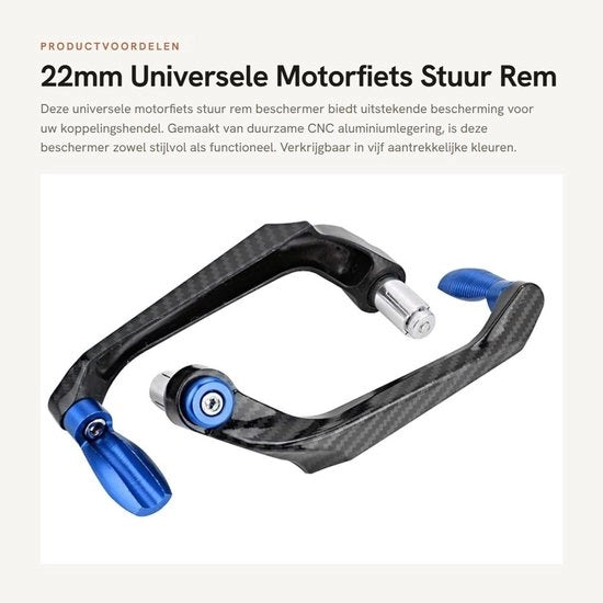 Protezione del freno per motocicletta universale 22mm disponibile in diverse colori
