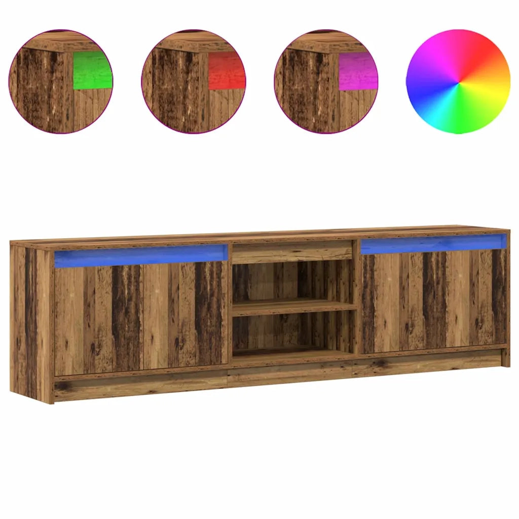 vidaXL Mobile TV Marrone 180 x 34 x 50 cm Legno multistrato