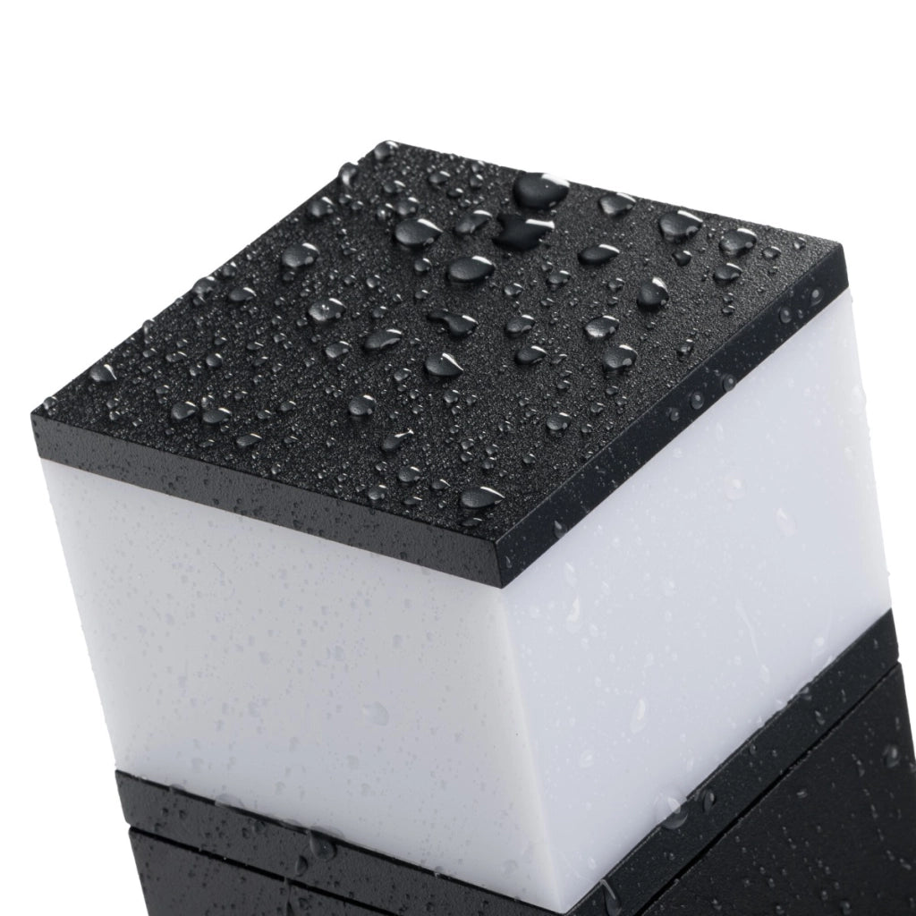 Paletto da giardino quadrato nero 50cm G9 IP44 Kanlux