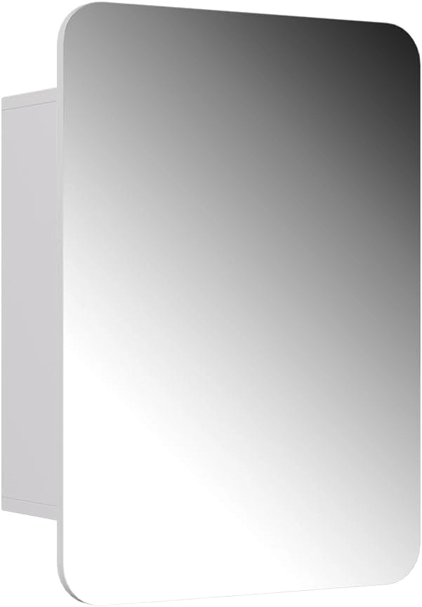 Specchio contenitore bagno Zino, Antracite, 70 x 50 cm con ripiani, Ordine ed eleganza per ogni bagno