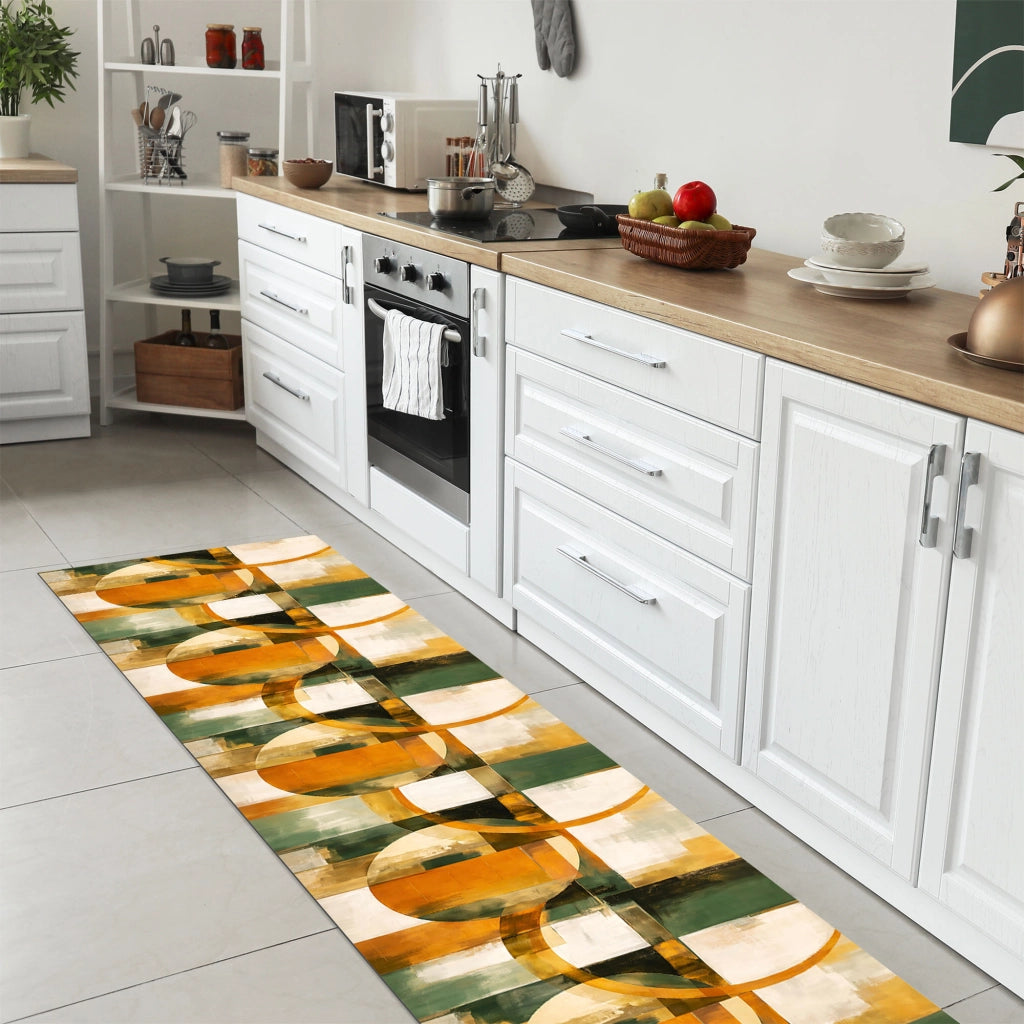 Tappeto da cucina antiscivolo, antimacchia passatoia multiuso 50x200 - Urban Verde