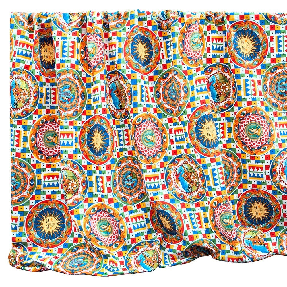 Tessuto Stoffa Morbido Cotone Loneta Cucito Fai Da Te Moderno Rivestire Foderare 2,8x10 Mt Dis_(D)