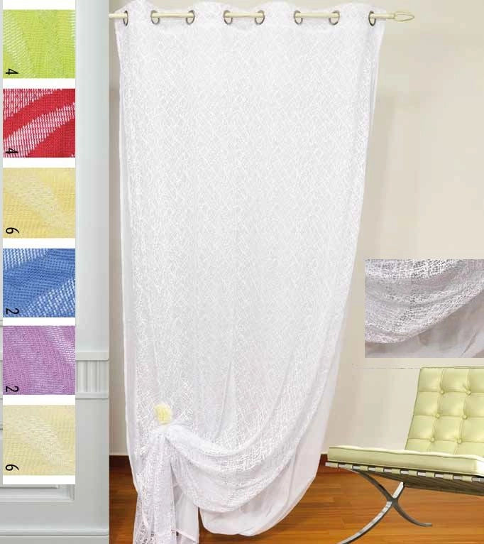 Tenda per interni Arredamento Casa larissa 140 x 290 cm Vari Colori