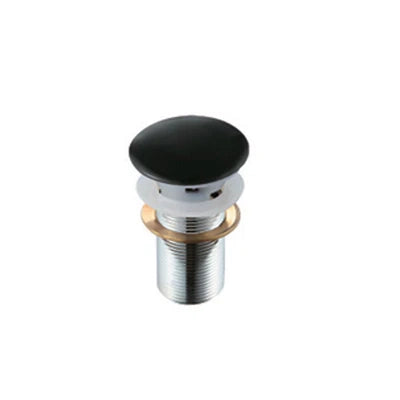 PILETTA CLICK-CLACK LAVABO FANCY CON TROPPO PIENO- Nero- DH- pezzi 1