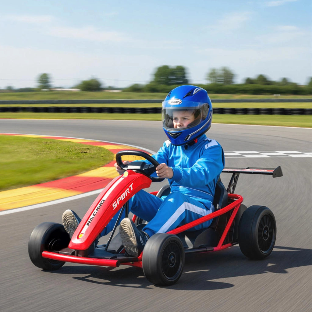 GoKart Elettrico per Bambini ¨C zephmum ¨C Rosso 119x77x54 cm