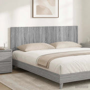 Testiera da Muro ALKMAAR Sonoma grigio Legno ingegnerizzato 896271