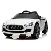 Macchina Elettrica per Bambini 12V con Licenza Maserati Ghibli Bianca