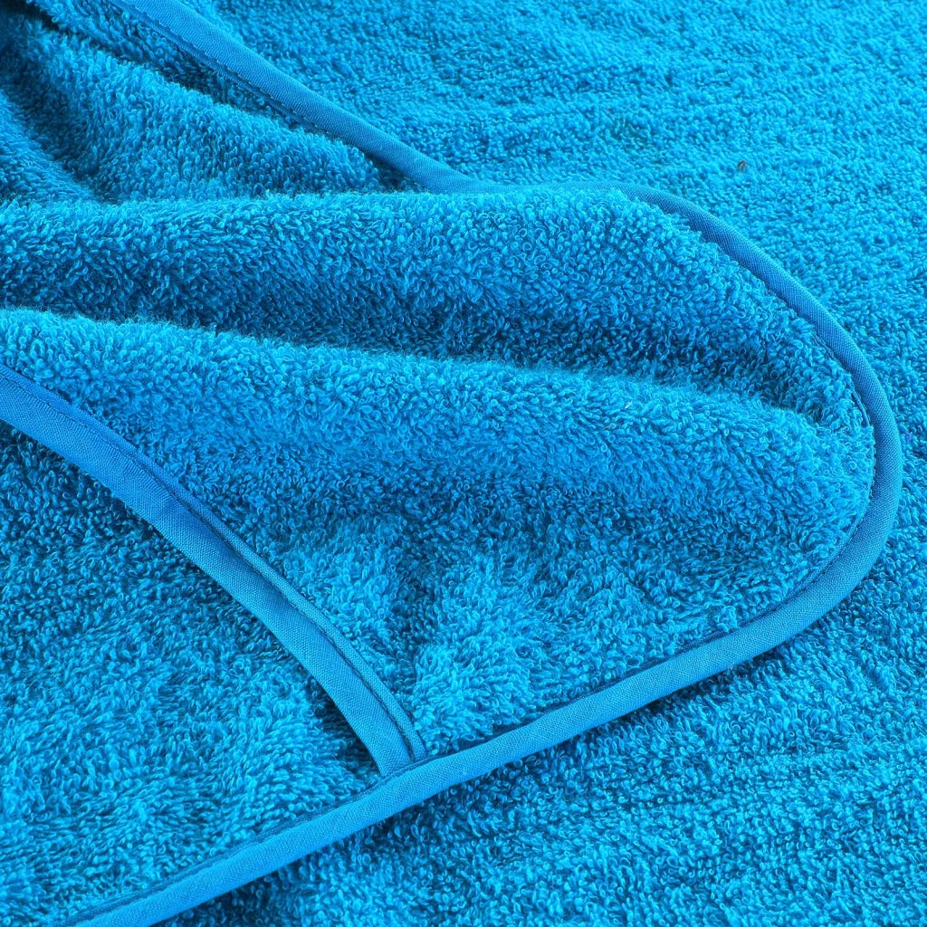 Asciugamani da Spiaggia 4 pz Turchese 60x135 cm Tessuto 400 GSM 3157060