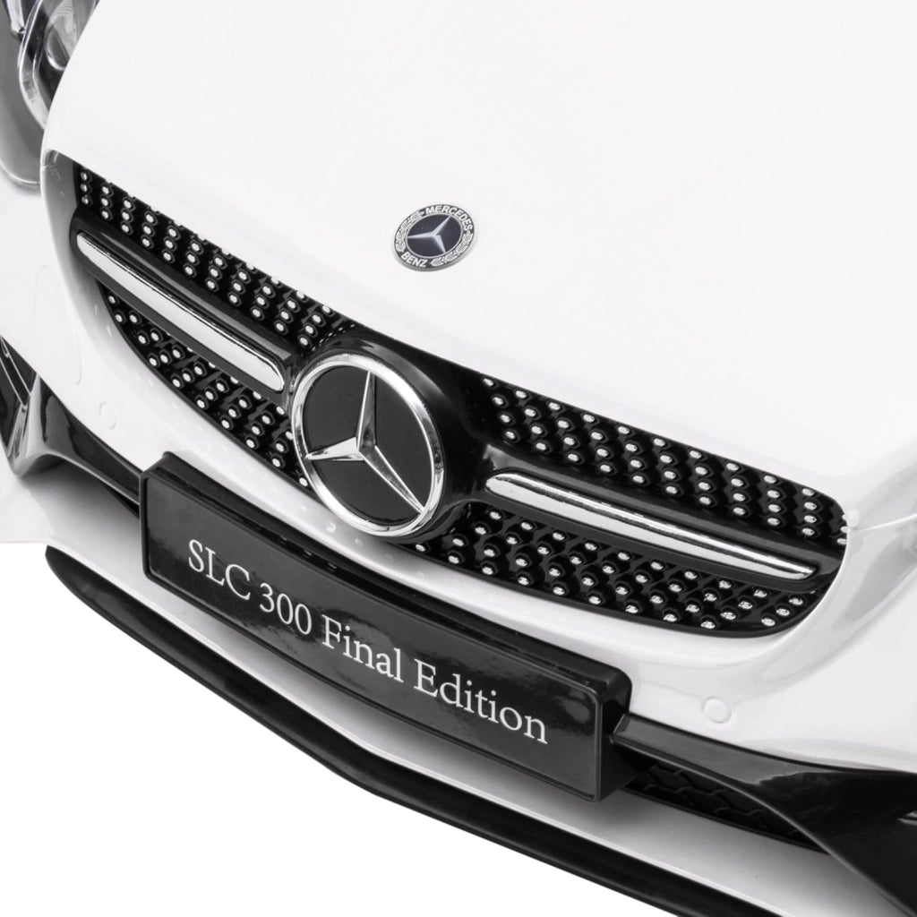 Macchina Elettrica per Bambini Licenza Ufficiale Mercedes SLC 300 "Final Edition" 10,8V 3,1Ah Bianco