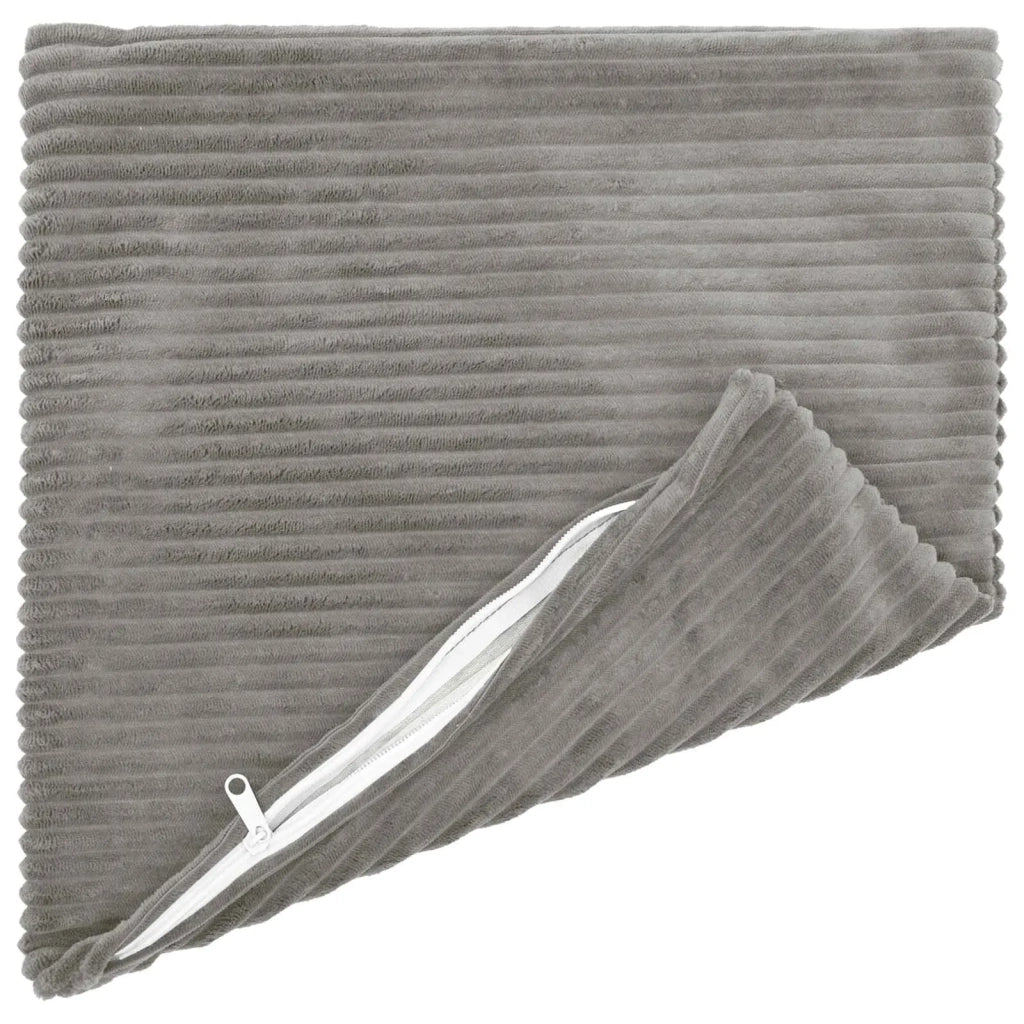 Federa 2 pcs HEERLEN Grigio Chiaro 40 x 40 cm corduroy 908443