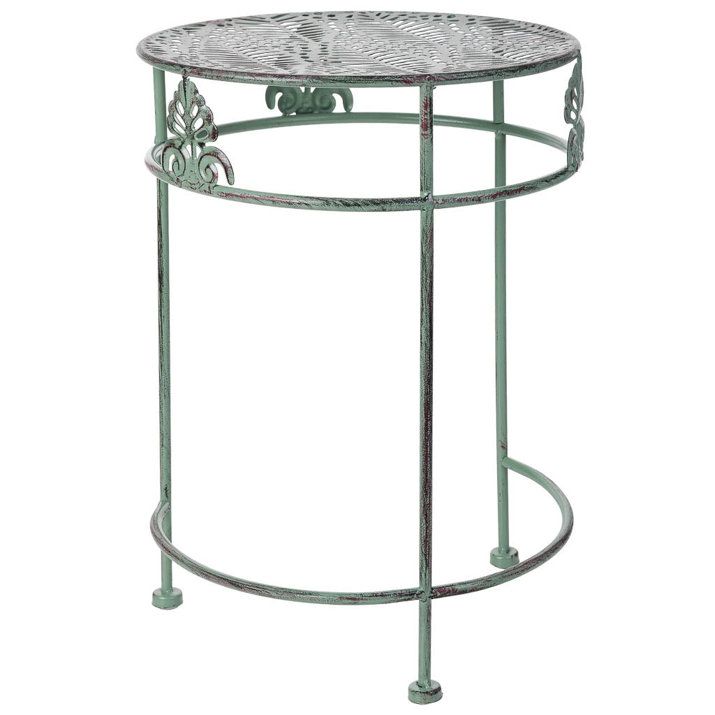 Supporto vasi verde 3 pezzi 28x28x40-24x24x34-20x20x30h cm