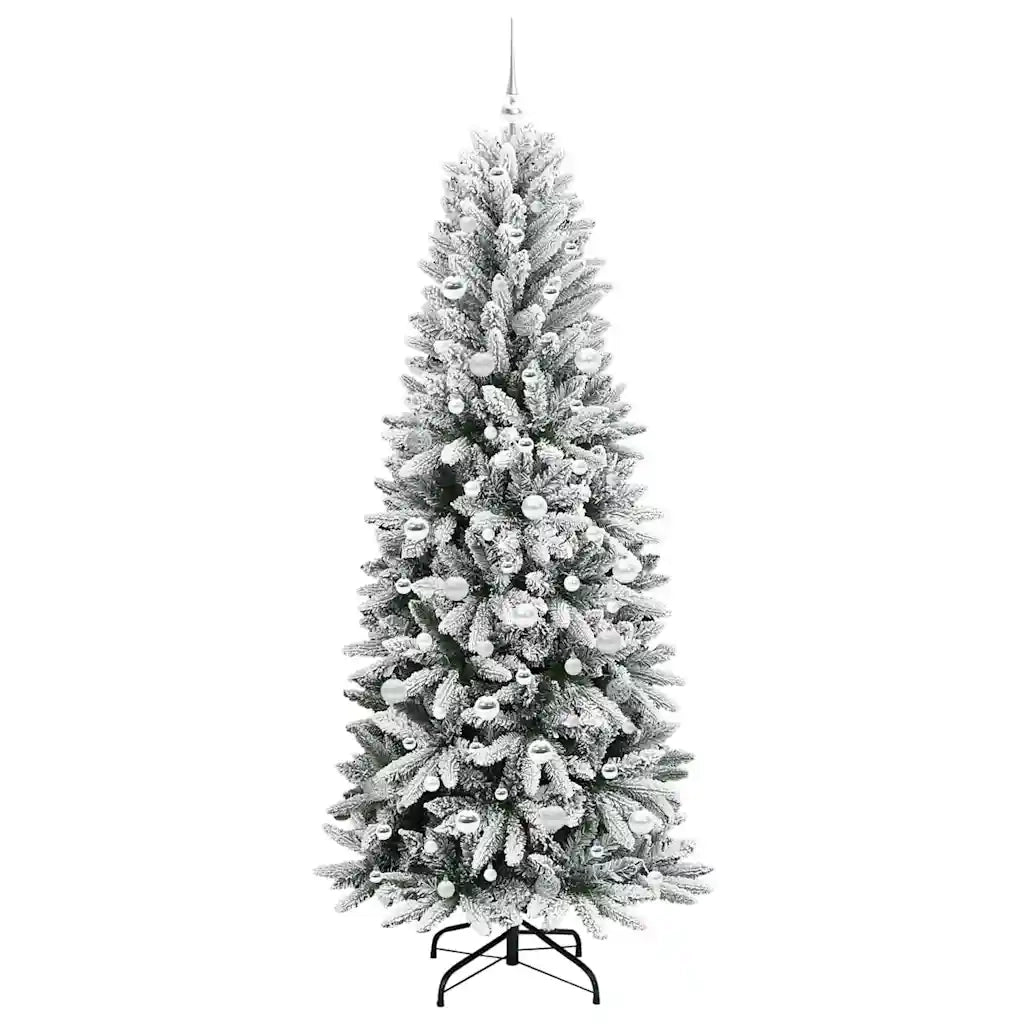 Albero di Natale artificiale con 300 LED Bianco 210 cm 3396062