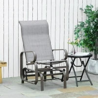 – Sedia a Dondolo da Giardino 75 × 60 × 105cm