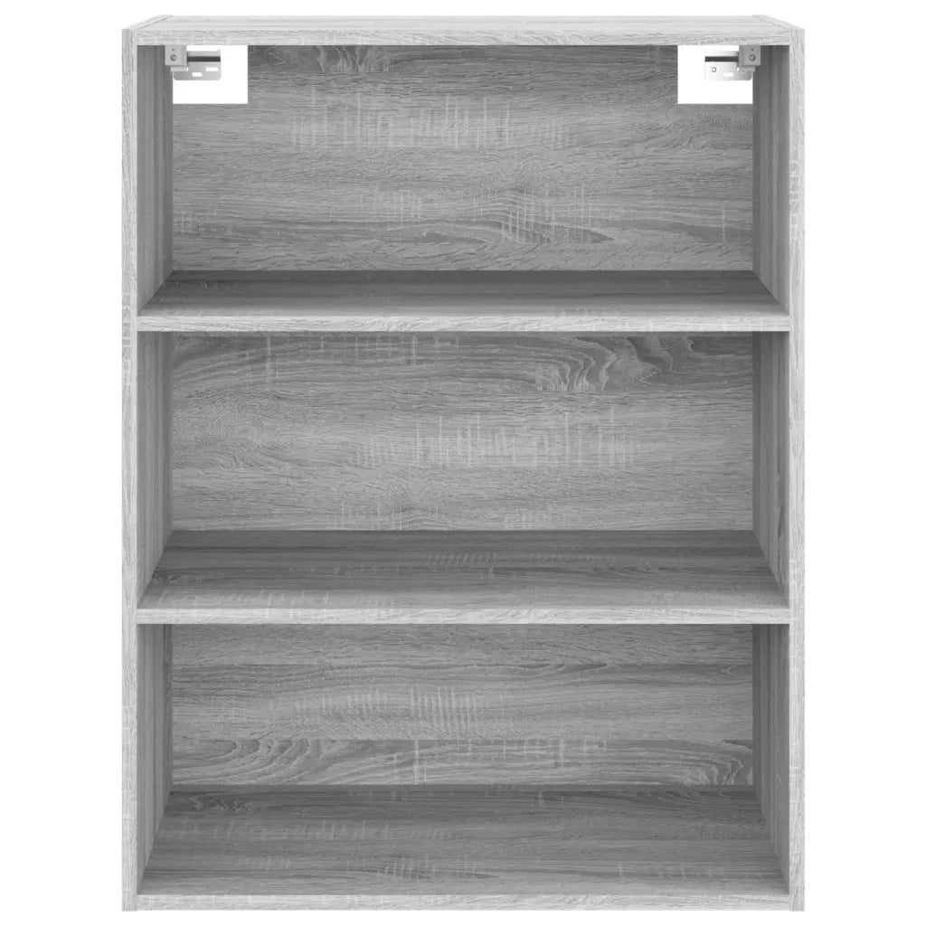 Armadietto Pensile a Parete Grigio Sonoma 69,5x32,5x90 cm cod mxl 23770