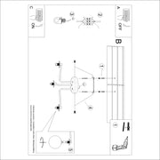 Lampadario ASTRAL 3 bianco