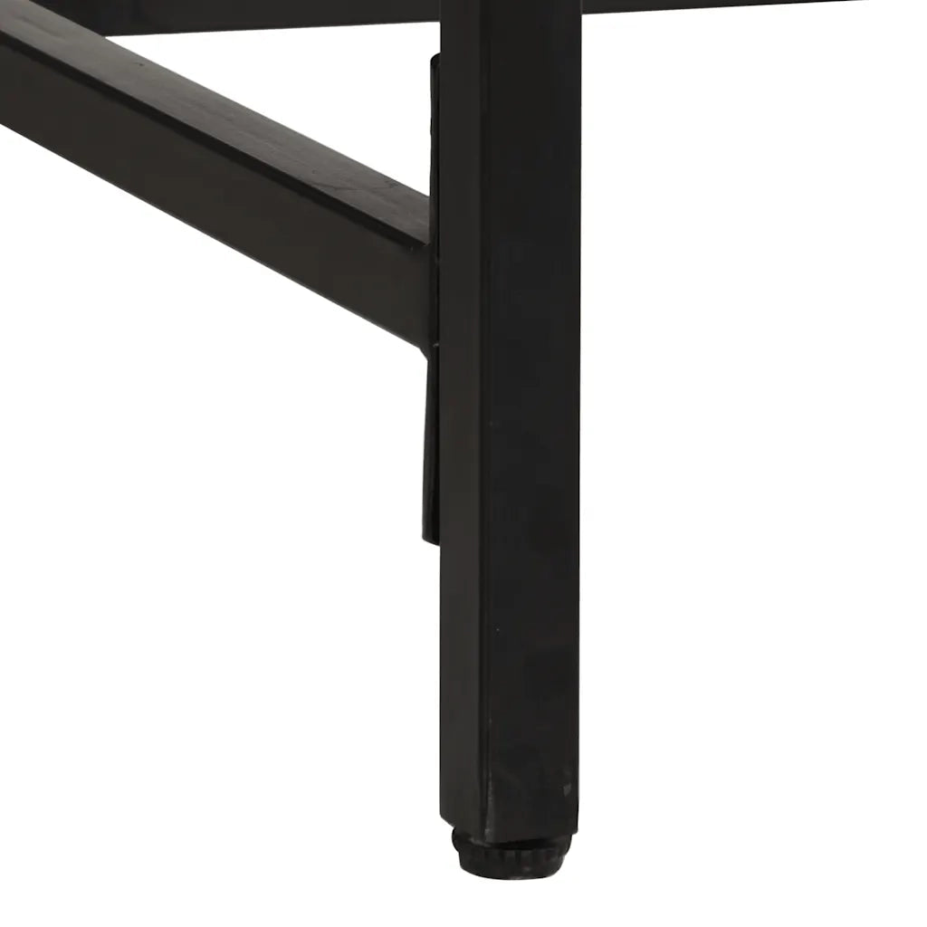 Tavolo da Pranzo 220x90x75 cm in Legno Grezzo Massello di Mango
