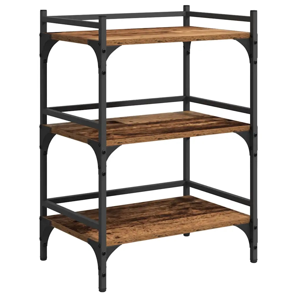 Carrello da Cucina-Scaffale per Cucina Legno vecchio 50 x 35 x 75.5 cm