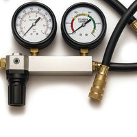 Tester compressione motori a benzina, con adattatori, set per test di perdita del cilindro