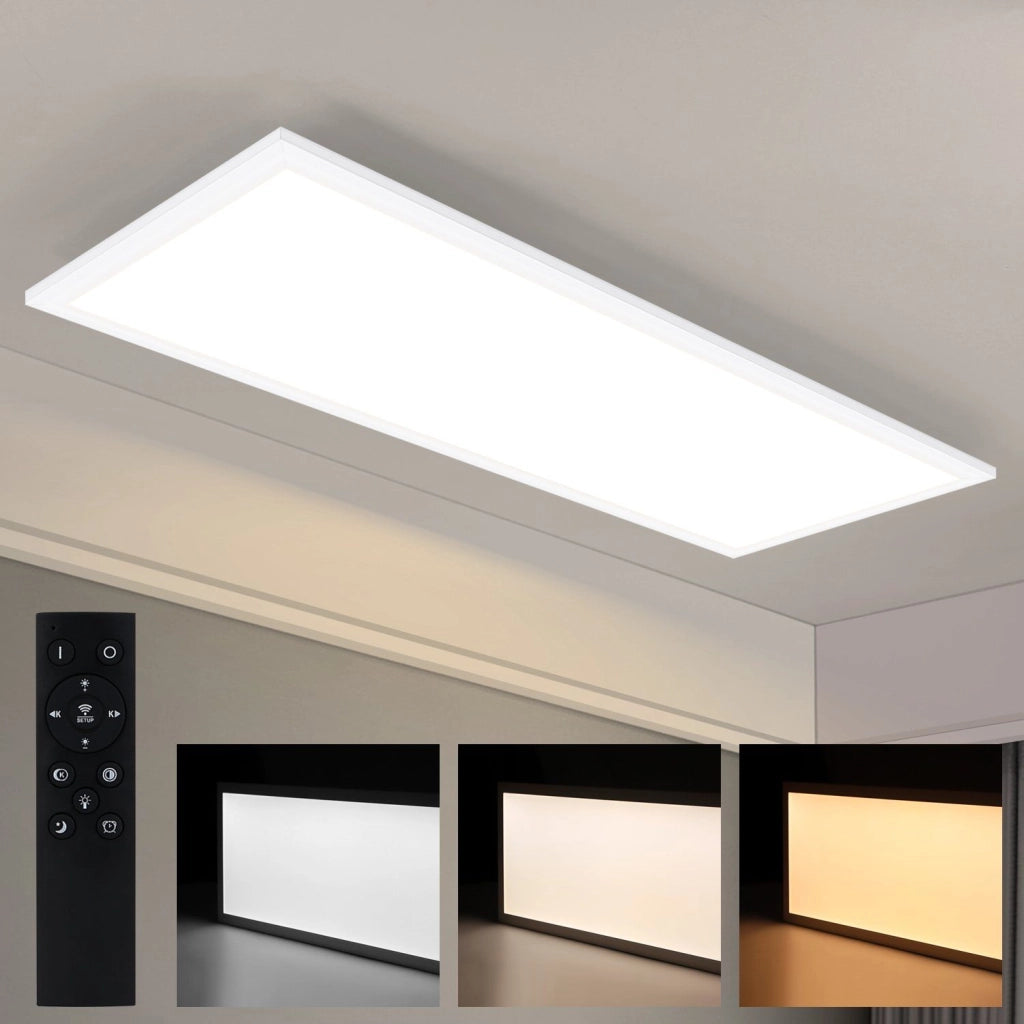 ZMH Lampada da soffitto plafoniera LED piatta per soggiorno ufficio cucina camera letto