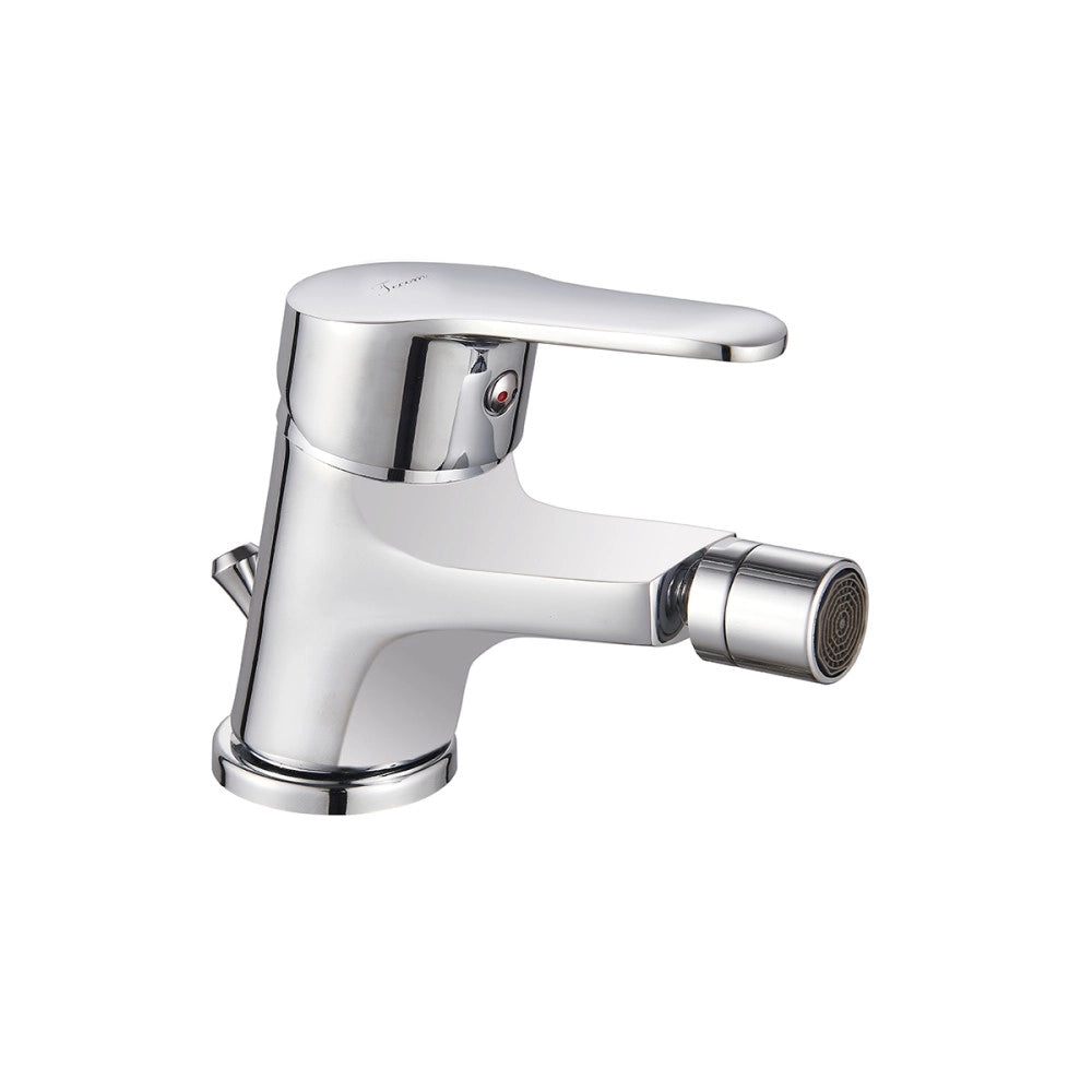 Tecom serie timeless miscelatore per bidet monocomando finitura cromata lucida