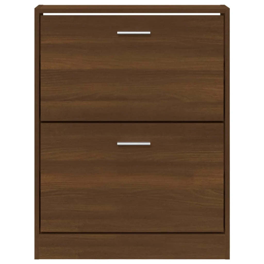 Scarpiera mobile contenitore per scarpe mobile per ingresso/corridoio/soggiorno 59 x 17 x 81 cm legno ingegnerizzato marrone 02_0021634