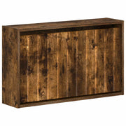 Mobiletto per Scarpe da Muro ZWOLLE 71 x 17 x 43 cm Rovere Fumo 896410
