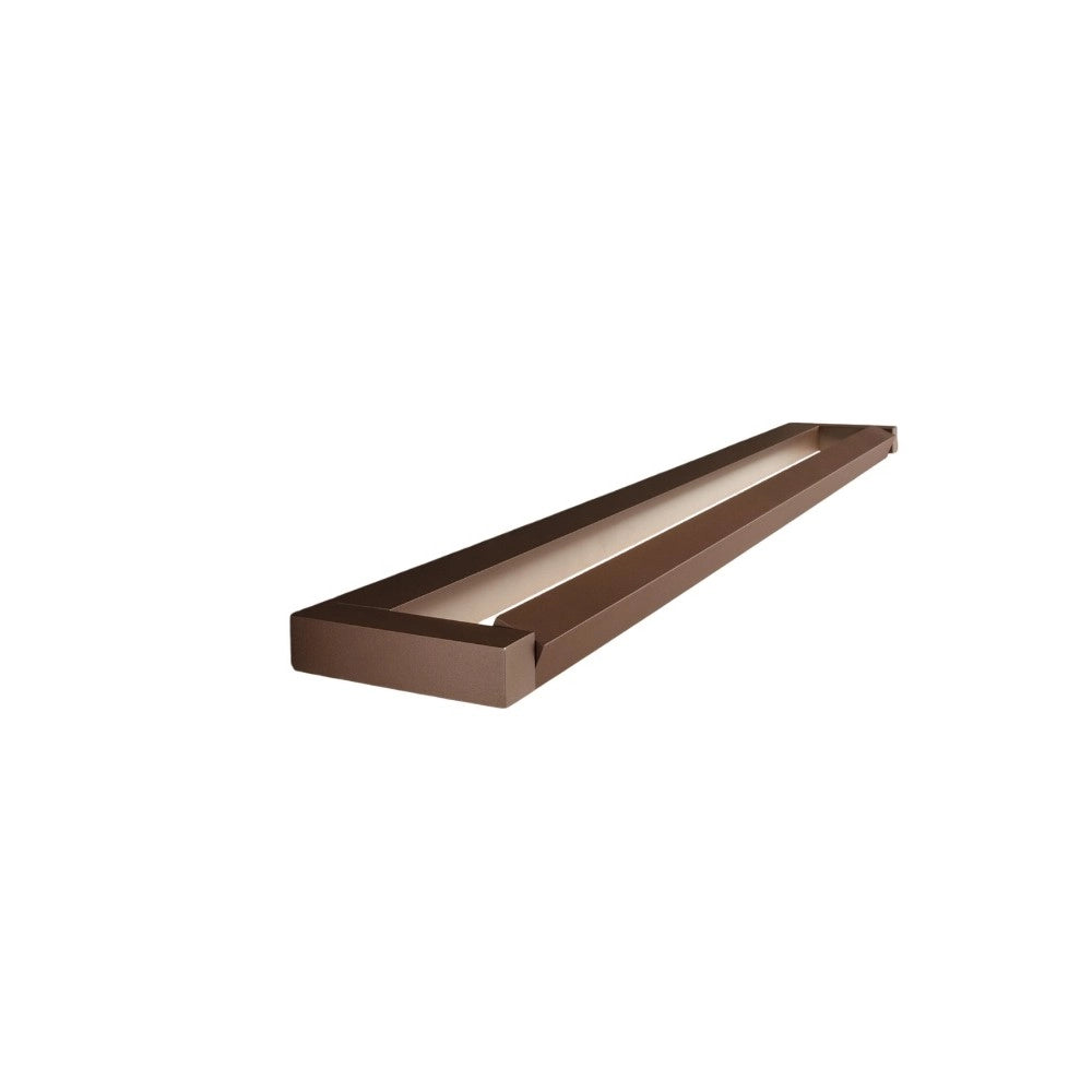 Slim - Applique Led da parete 18W CCT 2700K-4000K, L.59,2 cm, Orientabile, 1440 lm, IP20 - Perenz - Marrone Metallizzato