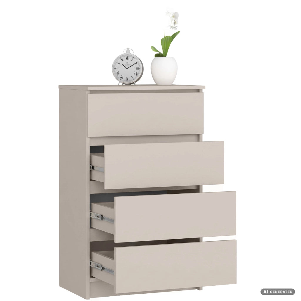 Comò K60 Cashmere 60 cm 4 cassetti 60x40x99 cm