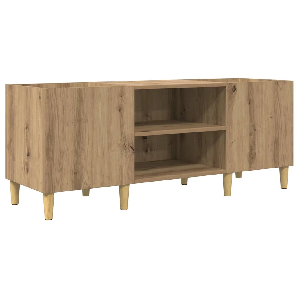 Mobile porta vinili Rovere artigianale 121 x 38 x 48 cm 881472