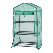 Serra da giardino a 3 piani 125 x 69 x 49 cm verde 03_0010540