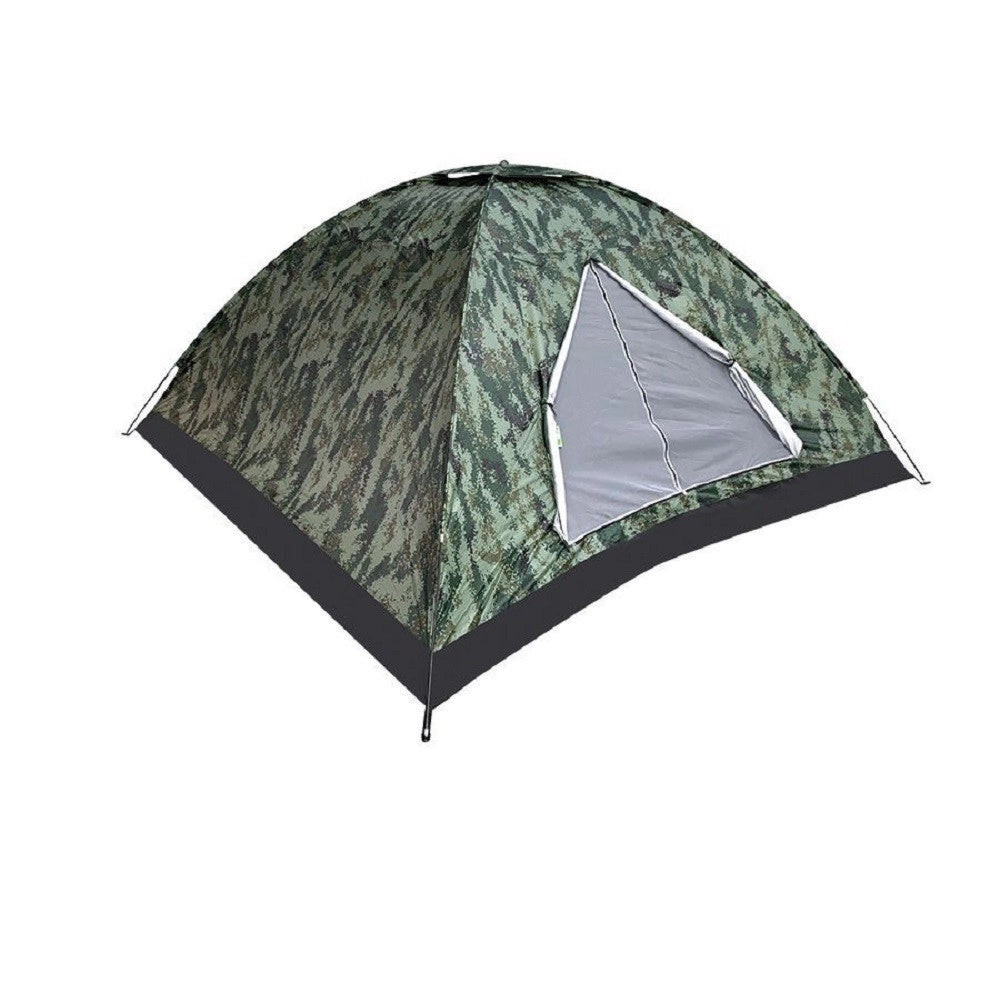 Trade Shop - Tenda Da Campeggio Militare 2 Posti Con Rete Anti Insetti 200x140x100 Cm 4096182 -