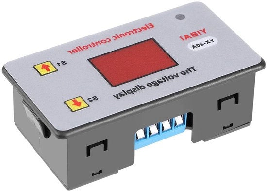 Modulo di ricarica per batterie 6-48 V con protezione contro sovracorrente.