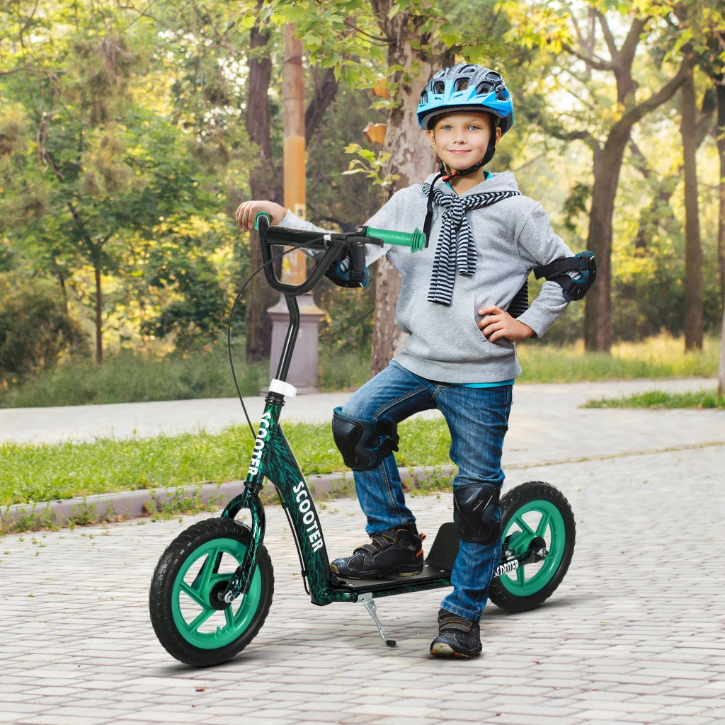 Monopattino per Bambini ¨C zephmum ¨C Verde, Acciaio, Regolabile