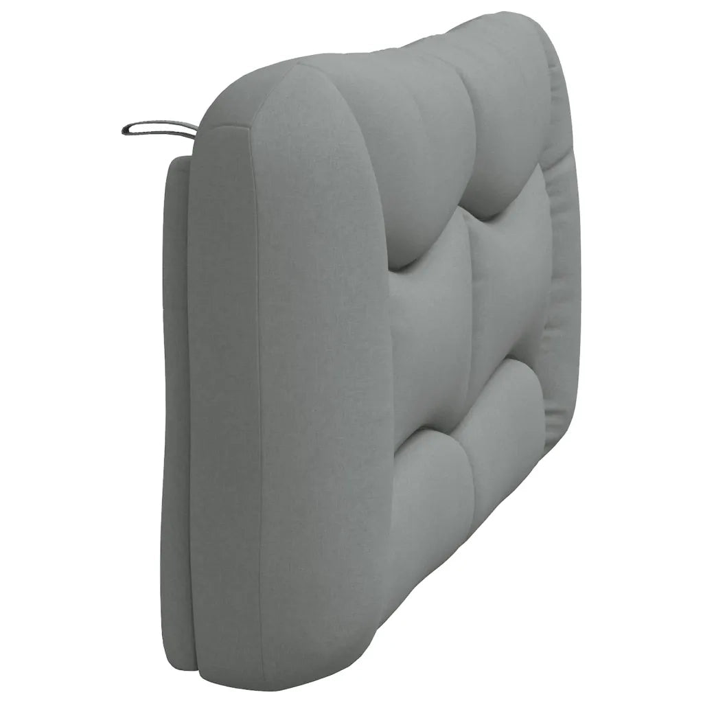 Cuscino Testiera Hvar Grigio Chiaro 160 cm in Tessuto CFW1932435