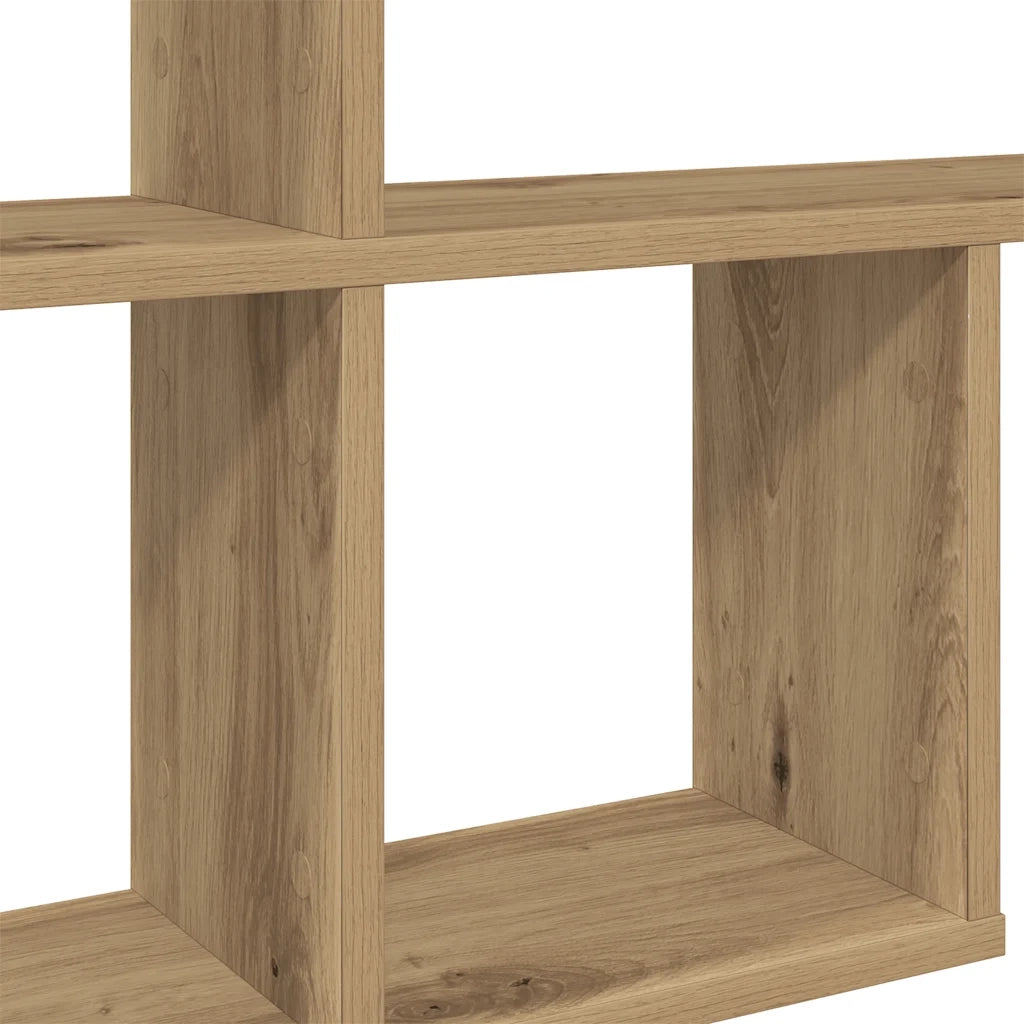 Scaffale a Parete Rovere Artigianale 100x18x53 cm Truciolato 856593