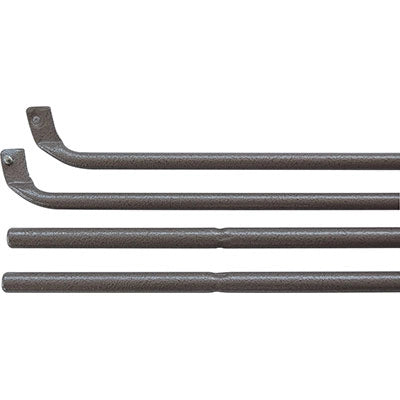 ASTE X SERRATURA ESTERNE 91/01 CR - VERNICIATE CURVE TRIPLICI MM 18 CF=PZ 2+2- 1 confezioni