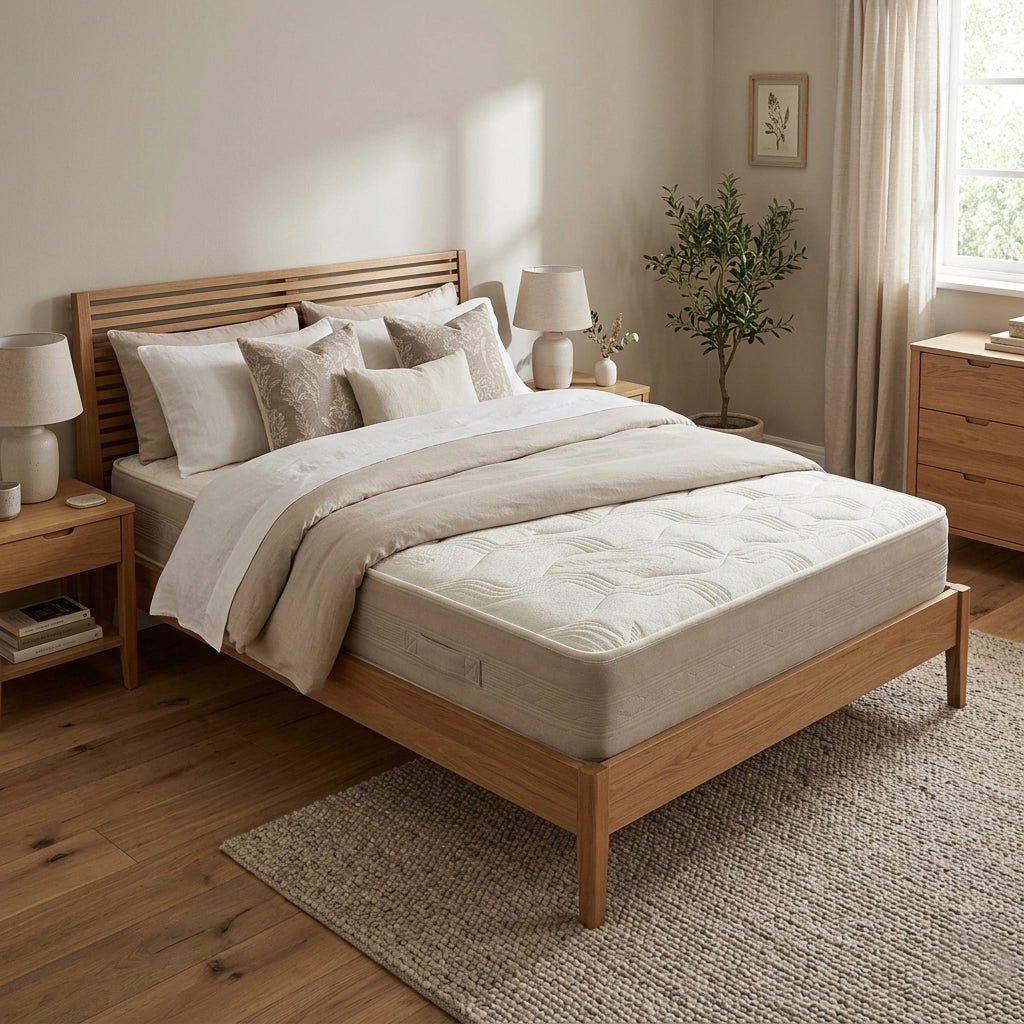 Materasso piazza e mezza 120x190 memory Finlandia H22 anallergico e antiacaro, doppio lato estate/inverno - Comprarredo